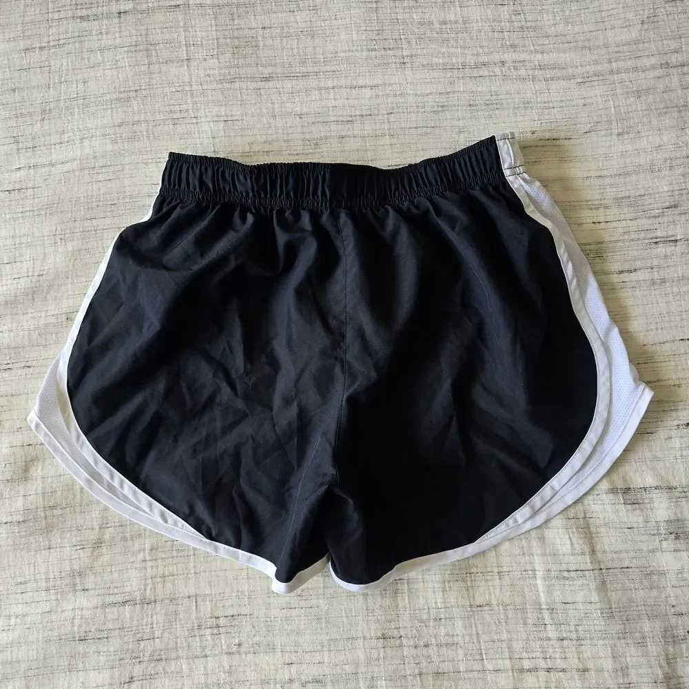 Nike Tempo Black and White Athletic Shorts